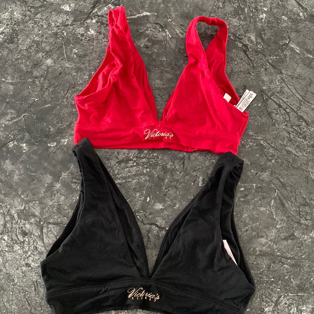 Two Victoria Secret bra / sports bra / bralette
